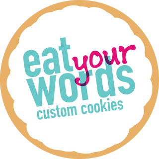 Eat Your Words Custom Cookies logo