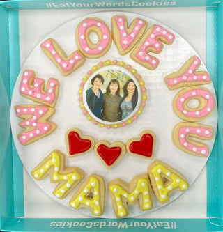 Love You by Name with Photo Cookie