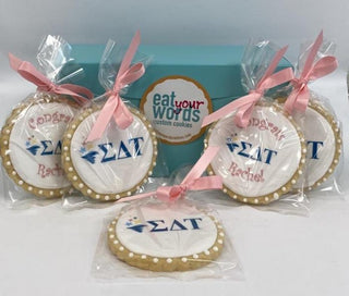 Sigma Delta Tau Personalized Sorority Cookies