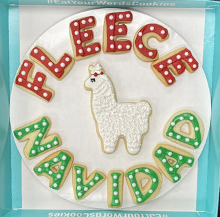 Fleece Navidad Christmas Cookies