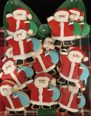 Sweet Santa Hand-Decorated Sugar Cookies