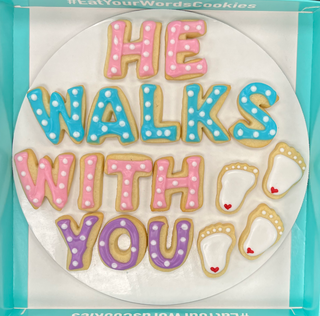 He Walks With You Cookies