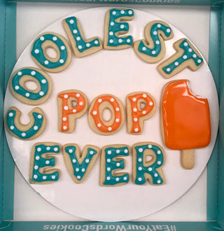 Coolest Pop Ever Father's Day Cookies