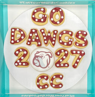 Personalized Go Team College Cookies