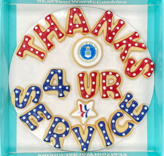 Thanks for your Service Veterans Day Cookies