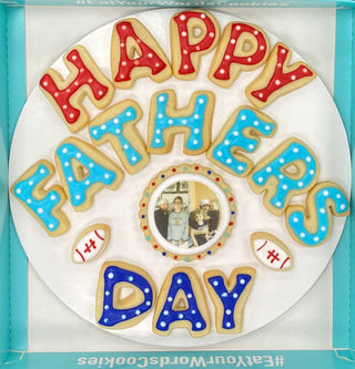 Happy Father's Day with Photo Cookies