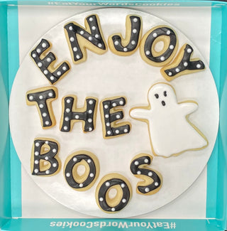 Enjoy the Boos Halloween Cookies