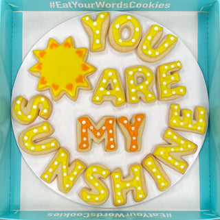 You Are My Sunshine Cookies