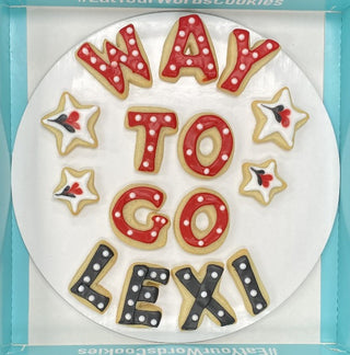 Way to Go by Name Cookies