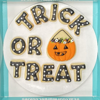 Trick Or Treat Halloween Cookies