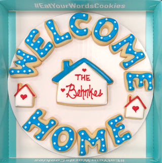 Personalized Welcome Home Cookies